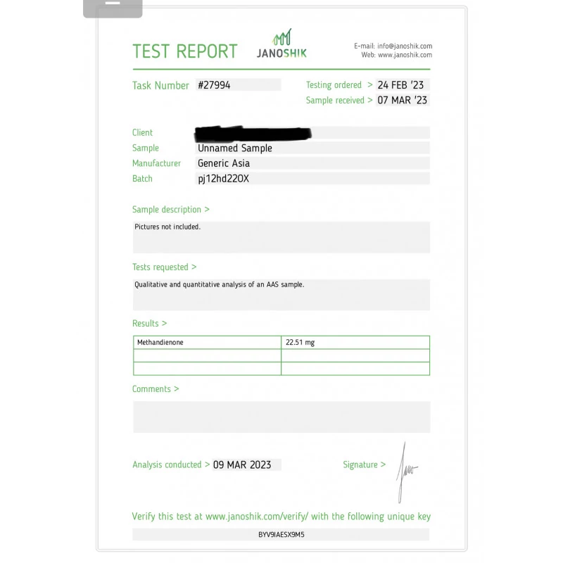 Dianabol 25 - Methandienone - Generic Asia