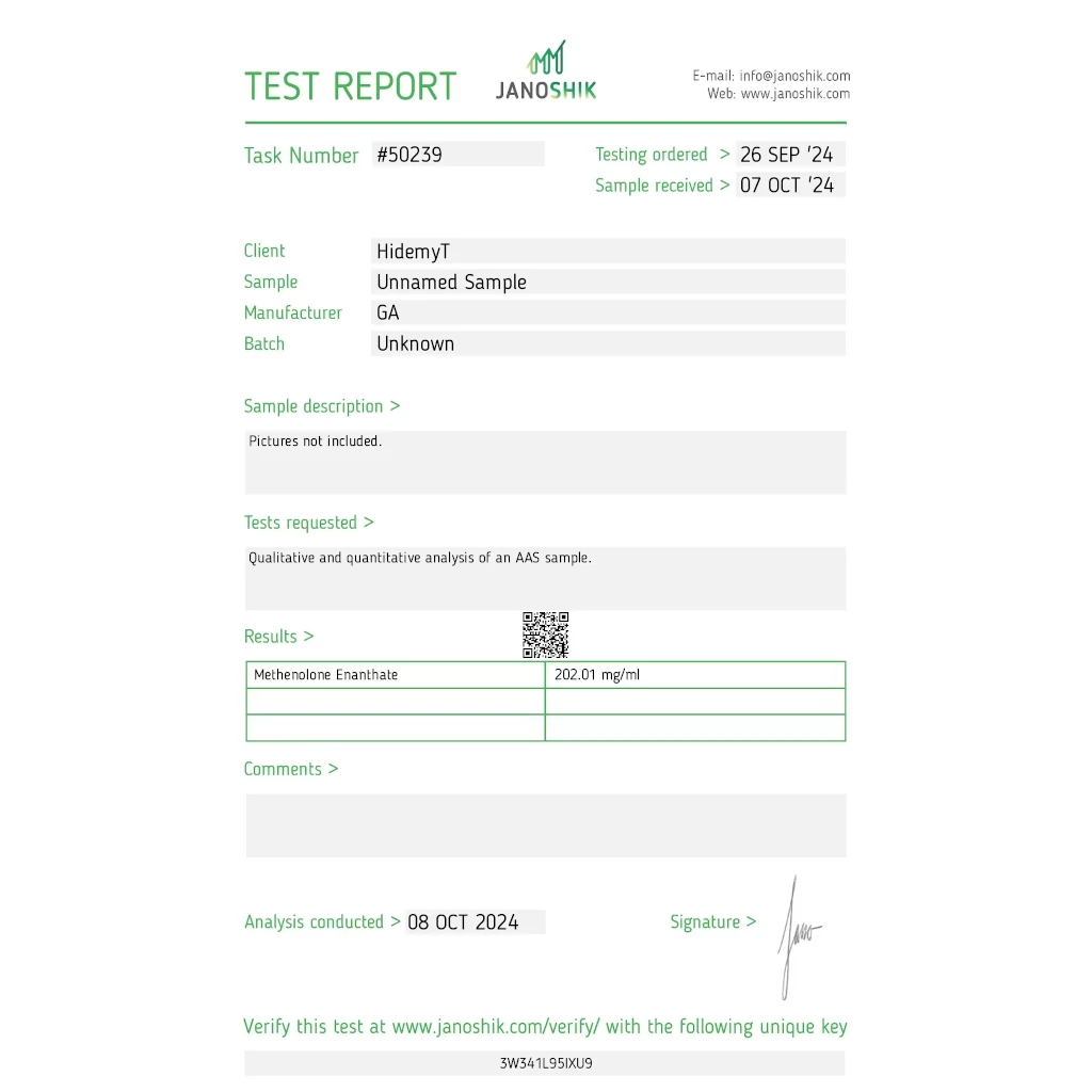 Primobolan 200 - Methenolone Enanthate - Stealth Labs