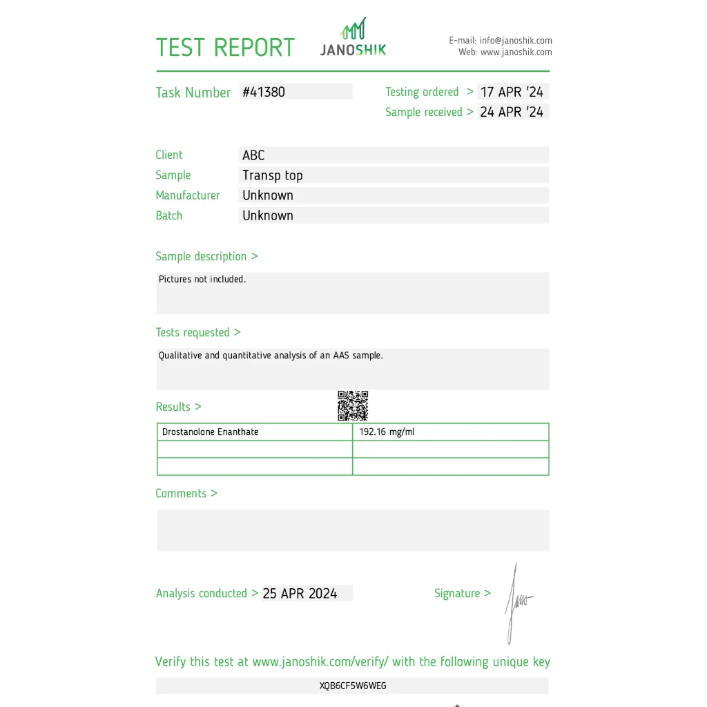 Masteron Enanthate 200 - Drostanolone Enanthate - Stealth Labs